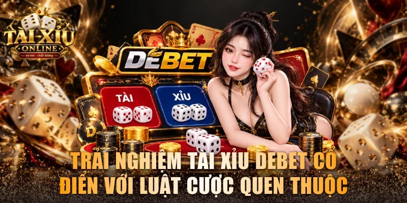 Tài Xỉu Debet - Khám Phá Top Sảnh Live Cùng Game Nổi Bật 4 Trải nghiệm tài xỉu Debet cổ điển với luật cược quen thuộc